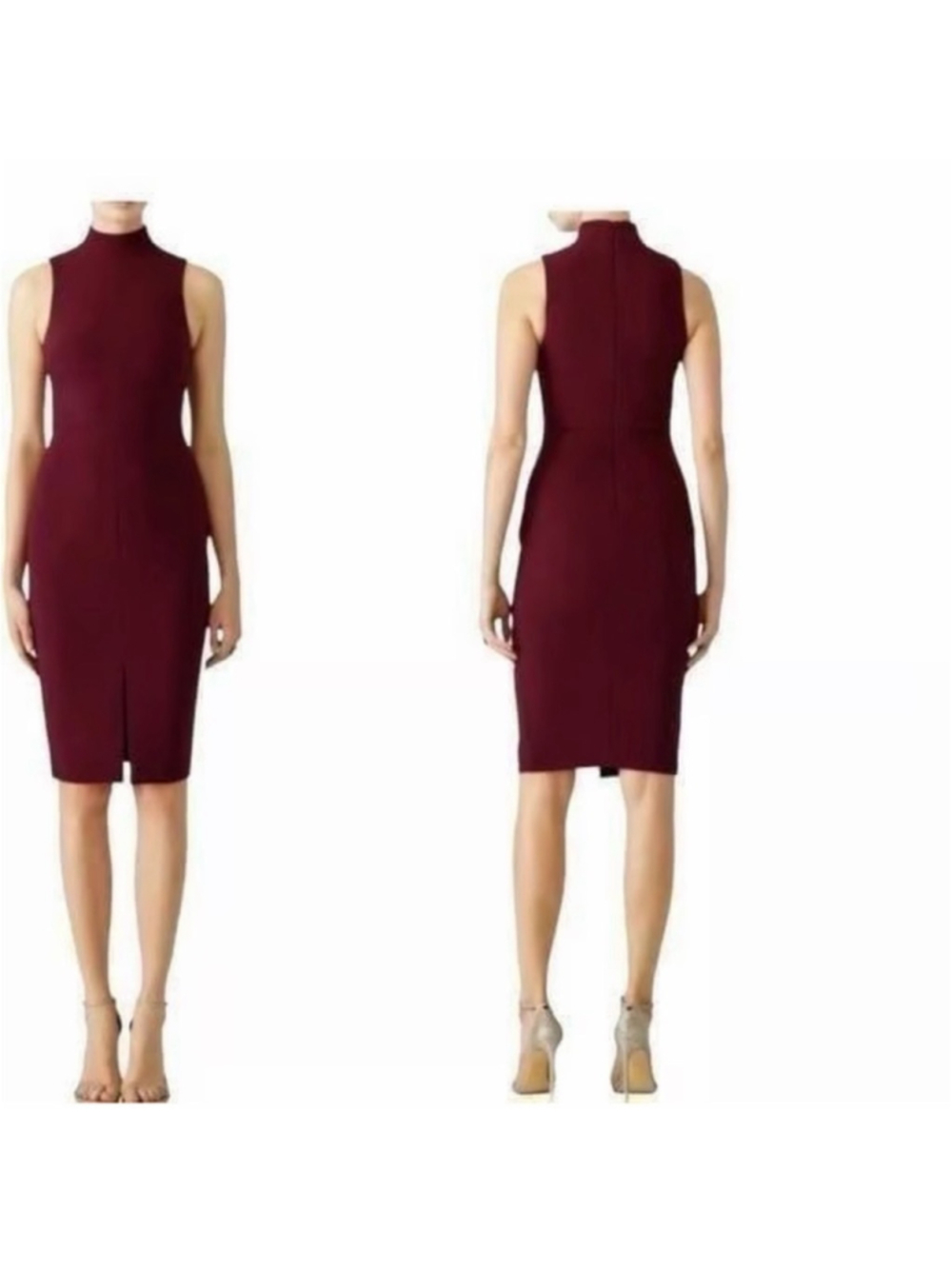 Classiques Entier burgundy/wine dress Size 16 #0059